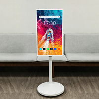 Écran intelligent portable détachable VETO 27 32 pouces, mode table et mode roulant, caméra intégrée, microphone, batterie 4-7H pour le bureau