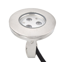OEM/ODM servicio 316L acero inoxidable 3W/9W DC12V Blanco/RGB IP68 impermeable fuente Jet LED Luz