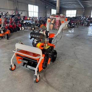 Cultivateur rotatif à moteur diesel multifonctionnel pour usage domestique avec moteur à engrenages et divers accessoires - Product Image 2