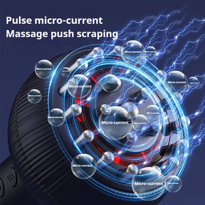 Masajeador Corporal Inalámbrico Recargable con Microcorriente y Vibración, Dispositivo Eléctrico de Gua Sha, Cepillo de Masaje Meridiano - Product Image 3