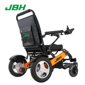 Hastane hasta otomatik akıllı güç tekerlekli sandalye katlanır elektrikli tekerlekli sandalye yaşlılar için büyük lastikler pürüzsüz istikrarlı sürüş