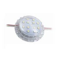Luces LED de Punto RGB de 80 mm con Controlador UCS1903 IP68 para Parques Temáticos con Carcasa de Plástico