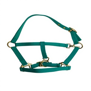 Harnais miniature en nylon pour cheval avec ferrures en laiton pour l'équitation, l'écurie et l'entraînement, fabriqué à Kanpur, Inde - Product Image 1