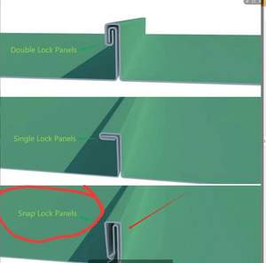 Tôle de toit en métal à joint debout plaque d'acier de couleur Ppcg toits en métal de zinc décoratifs tôle d'acier de couleur enduite - Product Image 3