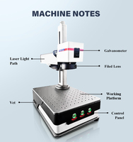 Mini machine de marquage laser à fibre pour les écrits laser de bijoux en métal