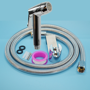 HaoEhhl <strong>Wall</strong>-<strong>Mounted</strong> Bidet Set Modern Chrome Handheld Portable Bidet Water OEM/ODM Bathroom Toilet <strong>Shattaf</strong> Detachable ABS - Product Image 1