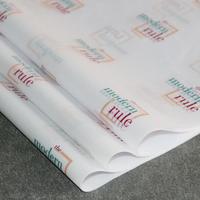 Papier de soie personnalisable 17 g/m² avec logo imprimé pour doublure de boîte à chaussures de luxe