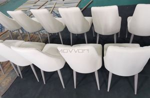 Sedia <span class=keywords><strong>da</strong></span> pranzo moderna in pelle con la pittura in metallo piedini per Home Office Hotel o appartamenti mobili versatili per sale <span class=keywords><strong>da</strong></span> pranzo - Product Image 4