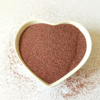 Granulats de grenat marin alluvial 80 mesh sans poussière pour finition de bord supérieure de l'acier inoxydable, du marbre et du verre par découpe jet d'eau