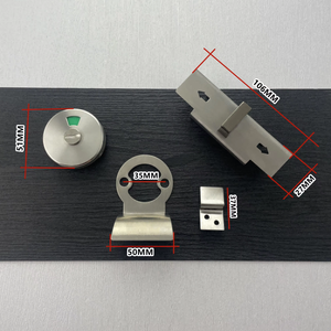 Chuyên Nghiệp Chống Ăn Mòn Đúc Chính Xác 304 Thép Không Gỉ Khóa Nhà Vệ Sinh Công Cộng Phân Vùng Cho Khách Sạn Nhà Vệ Sinh Phần Cứng - Product Image 4