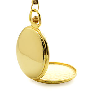 WAH297 altın kasa değer kaliteli kuvars hareketi masonluk masonik cep saati - Product Image 3