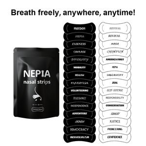 Tiras nasales de impresión transpirables sin medicamentos personalizadas OEM/ODM Material de seda de bambú para alergias - Product Image 5