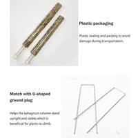 Vente en gros de fournitures de jardin d'intérieur Poteaux de support de plantes en mousse de tourbe de sphaigne pour orchidée Monstera grimpante pour orchidées Plantes d'intérieur
