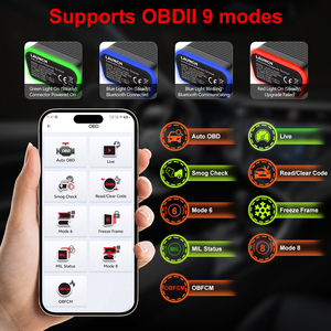 เครื่องสแกนระบบยานยนต์แบบครบวงจร AIOBD รองรับโหมด OBDII 10 โหมด ใช้กับรถยนต์ผ่านแอปพลิเคชันบนโทรศัพท์มือถือ AIOBD AIOBD AIOBD - Product Image 2