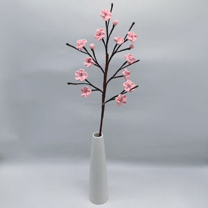 Ramo singolo di prugnolo all'uncinetto di alta qualità all'ingrosso per oggetti di scena fotografici, allestimenti scenografici e decorazioni nuziali - Product Image 6