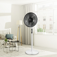 Usine Offre Spéciale 16 pouces 3 vitesses bouton contrôle inclinaison réglable large oscillation norme ue circulateur d'air piédestal ventilateur sur pied