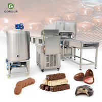 Machine de glaçage et d'enrobage continue pour fruits secs, dattes, chocolat et noix, 5 Beck