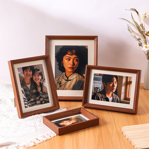 Cornice Fotografica Classica in Legno, Varie Dimensioni 6" 7" 8" <span class=keywords><strong>10</strong></span>" A4 per Decorazione Casa, Ufficio, Tavolo e Parete - Product Image 2