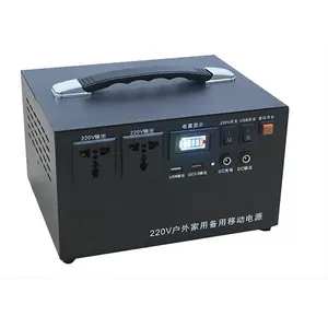 Outdoor Camping Home Lifepo4 Batterij Bank Levering Mobiele Oplader Draagbare Generator Station 110V 1000W Mobiele Voeding