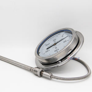 MOQなし出荷準備完了メーカー工業用耐振動性メンタルガス充填ダイヤル温度計304 SS 316 SS - Product Image 4