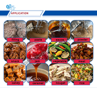 Machine de cuisson automatique industrielle commerciale Kaya Paste Satay 150L pour la fabrication de sauce Biryani Chili Sambal avec mélangeur