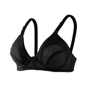 Soutien-gorge de maternité gothique pour femmes enceintes, sans armatures, avec coussinets en éponge, push-up, fermeture dorsale, ultra-fin, anti-affaissement, respirant - Product Image 6