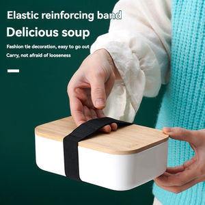 <span class=keywords><strong>กล่อง</strong></span>ข้าวสองชั้นฝาไม้ วัสดุฟางข้าวสาลีและพลาสติก PP สำหรับนักเรียน พร้อมฟังก์ชั่นไมโครเวฟ <span class=keywords><strong>กล่อง</strong></span>เบนโตะเกรดอาหาร - Product Image 5