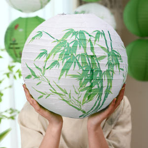 Dragon Boat Festival <b>lanterns</b> and ornaments, traditional Chinese style, green <b>bamboo</b>, spring theme, kindergarten and shopping - Product Image 4