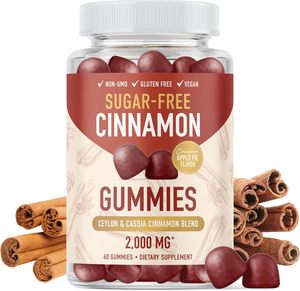 Gommes à la cannelle de Ceylan sans sucre en vrac avec écorce de chrome | Support de glycémie de marque privée OEM - Product Image 1