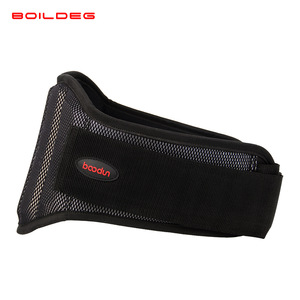 Bcodun Adjustable Waist Support Belt Nylon <b>Black</b> <b>Wrap</b> Around Weightlifting Fitness Lumbar Support Adult MLXL - Product Image 5