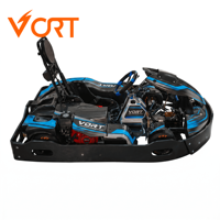 Vortkart - Go Kart Comercial de Alquiler con Motor de 9 HP, Juego Completo, a Gasolina, para Adultos y Adolescentes, Entretenimiento Rápido