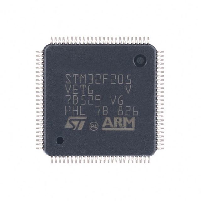 ARM CortexM3 Series Microcontroller IC 32Bit 120MHz 512KB FLASH 100LQFP STM32F205VET6 New and Original in Stock
