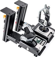 Soporte de Escritorio para Joystick MG de Metal para Juegos de Simulación de Vuelo y Controles de Aceleración, Construcción de Aluminio, Compatibilidad Universal
