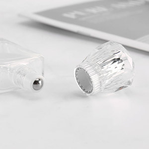 Botella Recargable de Vidrio Acrílico Transparente de 12 ml, Envase de Perfume Cosmético Reemplazable de Varios Estilos - Product Image 4
