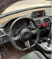 Volant en cuir style M Sport pour BMW 1M M2 M3 M4 M5 M6 X5M X6M F30 F32 F10 F20 F35 F22 F18 F07 F01 F02 E90 E92 E46
