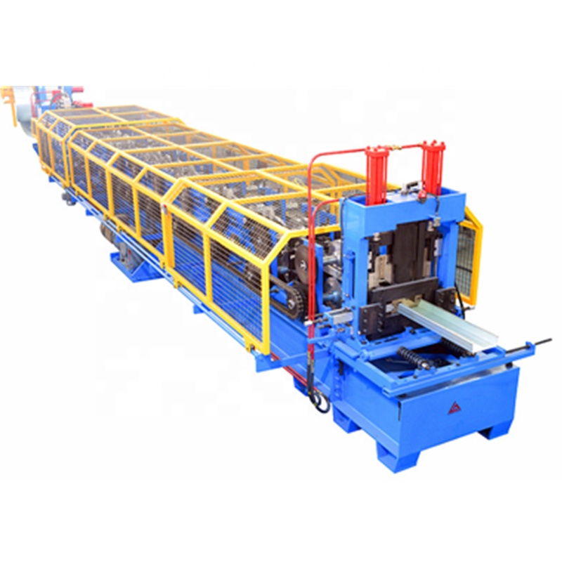 Prefab House Steel Structure Frame Automatic C Type Purlin Roll Forming Making Machine