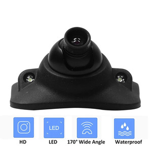 كاميرا للرؤية الليلية, كاميرا الرؤية الأمامية بجانب السيارة عالية الدقة للرؤية الليلية مع <span class=keywords><strong>2</strong></span> أشعة تحت الحمراء <span class=keywords><strong>LED</strong></span> نقطة عمياء مقاومة للماء كاميرا خلفية جانبية للرؤية الأمامية - Product Image 2