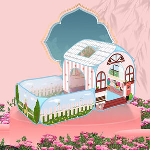 Décoration de Noël, tente de camping pour enfants à montage rapide, tente automatique pop-up pour enfants - Product Image 4