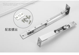 Perangkat keras keamanan baja nirkarat bahan pintu masukkan baut 4/6/8/10/12 inci selot pintu kayu - Product Image 5