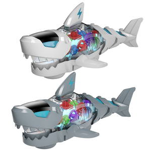 Nouvelle arrivée Électrique Gear Jouet Transparent Gear Électrique Requin <span class=keywords><strong>Modèle</strong></span> Swing Lumineux Musique <span class=keywords><strong>Concept</strong></span> Jouet Voiture - Product Image 1