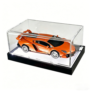 LED Lighted Acrylic <strong>Display</strong> <strong>Case</strong> <strong>for</strong> Car <strong>Models</strong> Clear Dustproof Acrylic Showcase with Lighting Base <strong>for</strong> Toys - Product Image 1