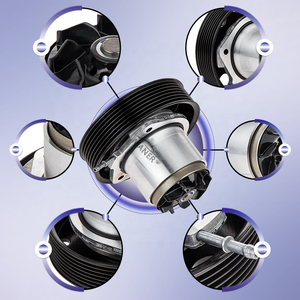 MANER 95810603302 95810603303 Pièces de refroidissement du moteur Pompe à eau de refroidissement pour Porsche Cayenne VW Touareg V6 3.6L 2011-2016 - Product Image 2