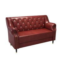 Nouveau design, mobilier de bar industriel rayé pour discothèque, salon, bar, combinaison de meubles de bar, canapé de bar en cuir