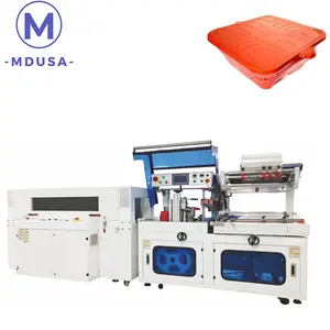 mini factory machinery shrink label packing machine pillow stretch strapping machine for korean beauty