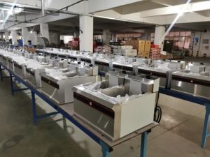 Friteuse électrique professionnelle à double cuve et double panier 16L, 5.6KW, pour frites, poulet, <span class=keywords><strong>poisson</strong></span>, snack-bars et restaurants - Product Image 4