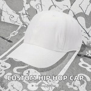 Custom White Baseball Cap Embroidered Logo Dad Hat Adjustable Unisex Casual Sports Sunshade Cap - Product Image 2
