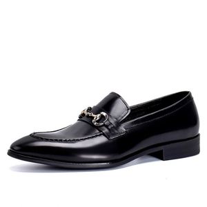 Nuevos Zapatos Formales y Casuales de Piel Genuina con Punta Redonda, Duraderos y Cómodos para Hombre, Modelo 2026 - Product Image 2