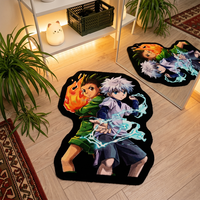 Tapis et carpettes Hunter X Hunter en polyester, design personnalisé, lavables, épais, pour la maison et les chambres d'hôtel, vente en gros