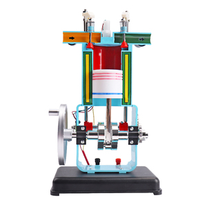Model mesin bensin Mini Stroke percobaan fisik mengajar menunjukkan Model prinsip kerja Kit mesin perlengkapan Sains - Product Image 5