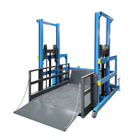 Plateforme de levage hydraulique pour chargement et déchargement -ZX avec capacité de 3 tonnes, en acier au carbone, pour utilisation mobile sur conteneurs